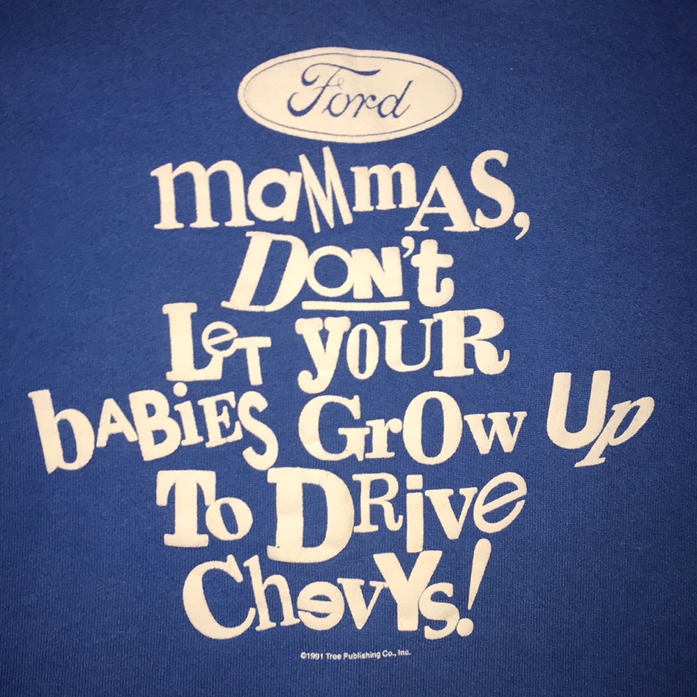 1991 Ford longsleeve pullover sweater